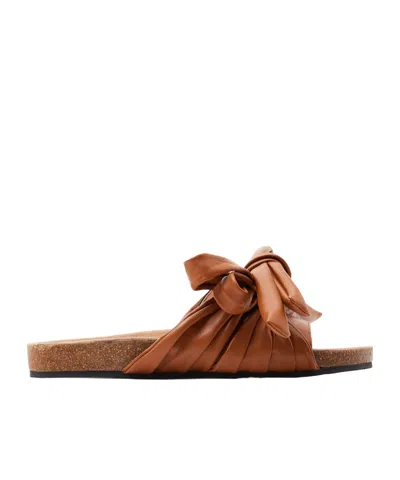 JW ANDERSON BOW FLAT SANDALS