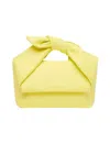 Jw Anderson Knotted Handle Rectangular Bag In Yellow