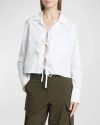 Jw Anderson Woman Shirt White Size 4 Cotton In White
