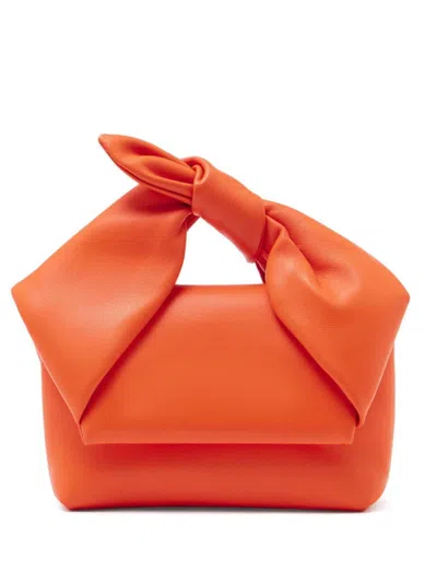 Jw Anderson Bow Twistersmall In Silver