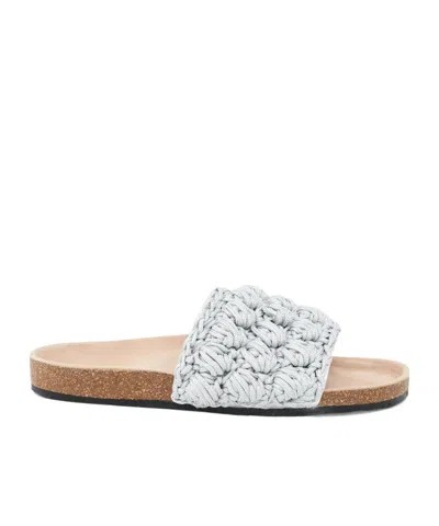 Jw Anderson Braided Flat Sandals In Multi