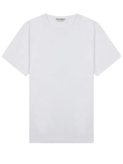 Jw Anderson Tshirt Anchor In Cotone In White