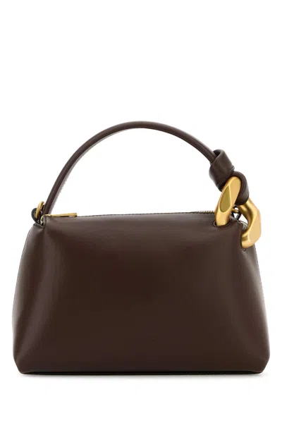 Jw Anderson Brown Leather Small Jwa Corner Handbag