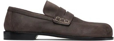 Jw Anderson Brown Paw Loafers