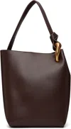 Jw Anderson J. W. Anderson Sleek Bucket Bag With Magnetic Closure In Brown
