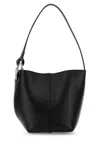 Jw Anderson Shoulder Bag With Metal Hardware And Seam Detailing In Black