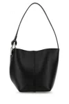 Jw Anderson Shoulder Bag With Metal Hardware And Seam Detailing In Black