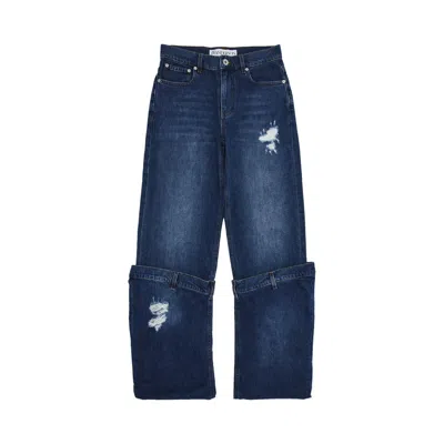 Pre-owned Jw Anderson Bucket Denim Jeans 'light Blue' | Men's Size 25