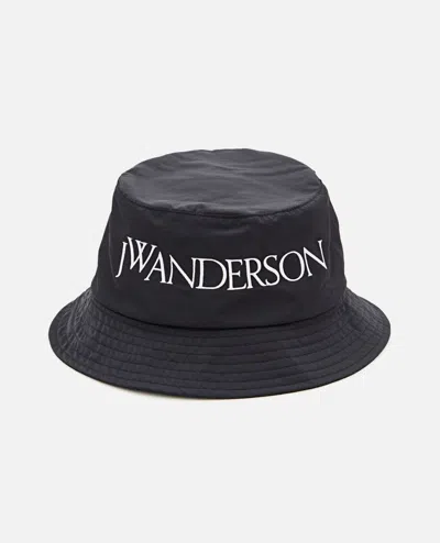 Jw Anderson Bucket Hat In Black