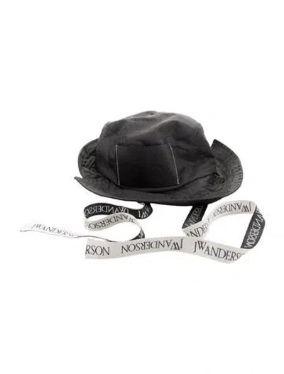 Pre-owned Jw Anderson Bucket Hat In Gray