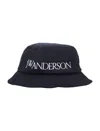 Jw Anderson Logo-embroidered Tonal-stitching Bucket Hat