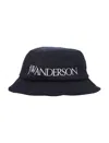 Jw Anderson Bucket Hat Logo In Blue