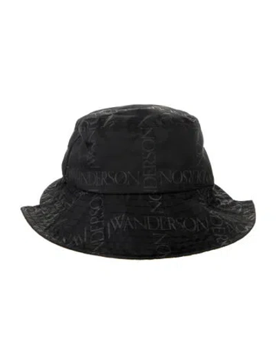 Pre-owned Jw Anderson Bucket Hat W/tags In Black