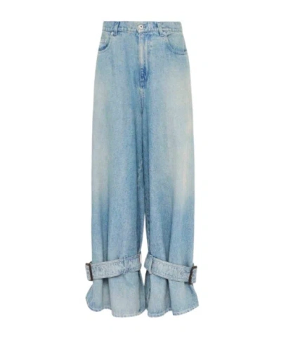 JW ANDERSON BUCKLED CUFF JEANS