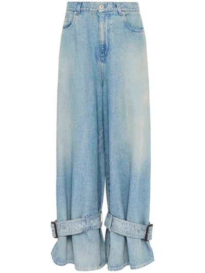 JW ANDERSON BUCKLED CUFF JEANS