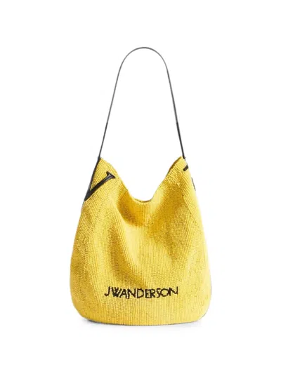 Jw Anderson Bulb Bead-embellished Tote Bag In Pink