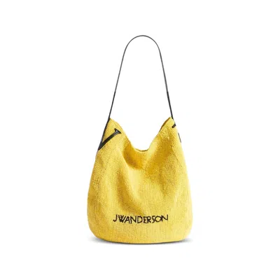 Jw Anderson Bulb Bead-embellished Tote Bag In Yellow
