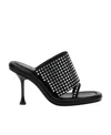 Jw Anderson Bumber Crystal Muller High-heeled Sandals In Black