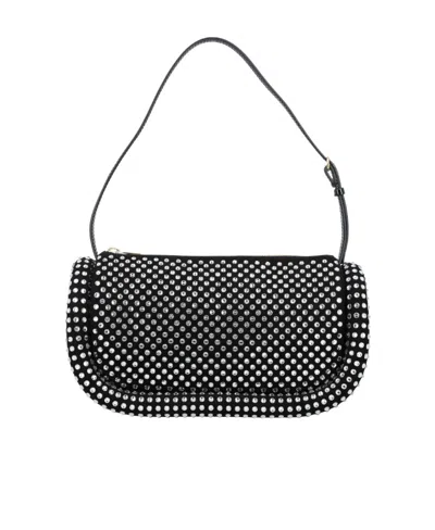 Jw Anderson Bumoer-15 Leather Shoulder Bag In 999 Black