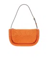 Jw Anderson Bumper-15 Leather Shoulder Bag In Orange