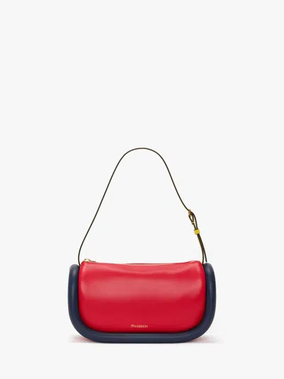 Jw Anderson Bumper-15 Leather Shoulder Bag In Red