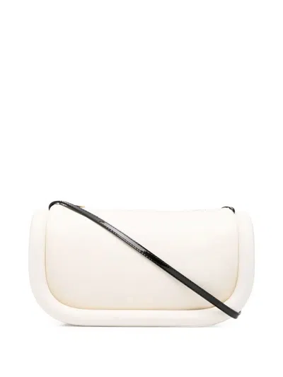 Jw Anderson Bumper-15 Leather Shoulder Bag In White
