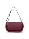 Jw Anderson Burgundy Bumper 15 Womens Shoulder Bag In Red