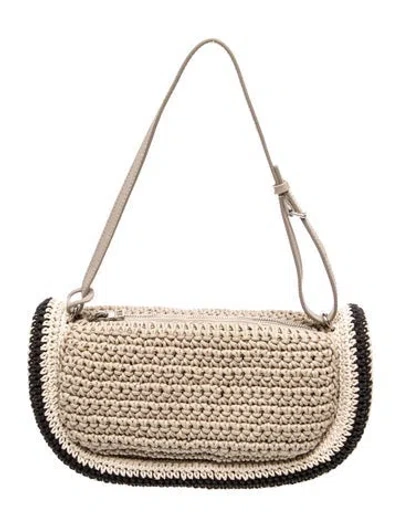 Pre-owned Jw Anderson Bumper Crochet 15 In Neutrals