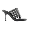 Jw Anderson Bumper Crystal Mules In Animal Print