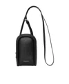 Jw Anderson Bumper Logo-detail Phone Pouch In Black