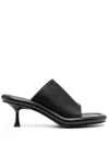 Jw Anderson Black Bumper Tube Sandals