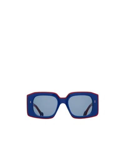 Jw Anderson Jwa01-bumper Sunglasses In Blue