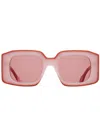 Jw Anderson Bumper Sunglasses In Pink
