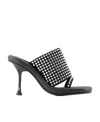 Jw Anderson Bumper-tube Leather Mules In Black