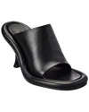 Jw Anderson Woman Sandals Black Size 10 Soft Leather In Black