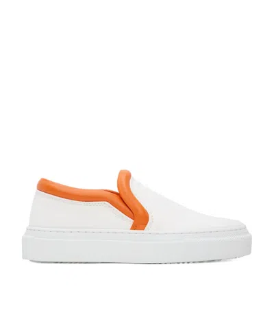 Jw Anderson Bumper-tube Slip-on Casual Sneakers In White