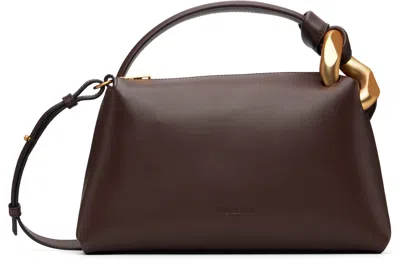 Jw Anderson Burgundy 'the Jwa Corner' Bag In Brown