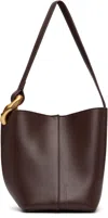 Jw Anderson J. W. Anderson The Jwa Corner Small Bucket In Burgundy