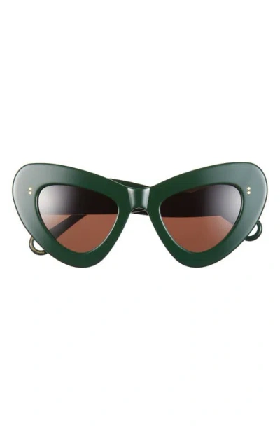 Jw Anderson Butterfly Sunglasses In Black