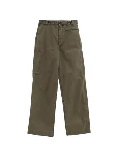 Jw Anderson Button Cargo Pants In Green
