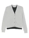 Jw Anderson Buttoned Cardigan In Gray