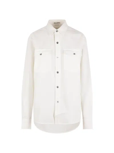 Jw Anderson Buttoned Shirt In White
