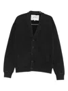 Jw Anderson Buttoned V-neck Cardigan In Black