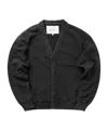 Jw Anderson Buttoned V-neck Cardigan In Black