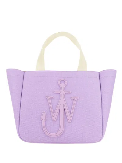 Jw Anderson Cabas Tote Bag In Lilac