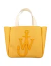 Jw Anderson Cabas Tote Bag In Mustard Yellow