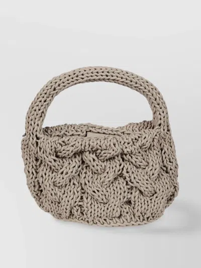 JW ANDERSON CABLE KNIT MINI BAG