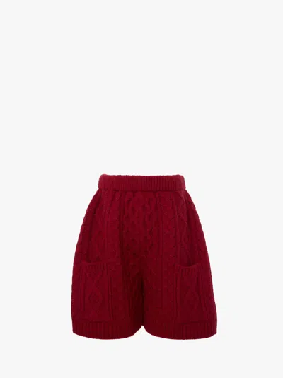 JW ANDERSON JW ANDERSON CABLE KNIT SHORTS