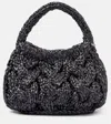 Jw Anderson Tote Cable Knit Small Aus Raffiabast