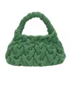Jw Anderson Cable Knit Fabric Handbag In Green